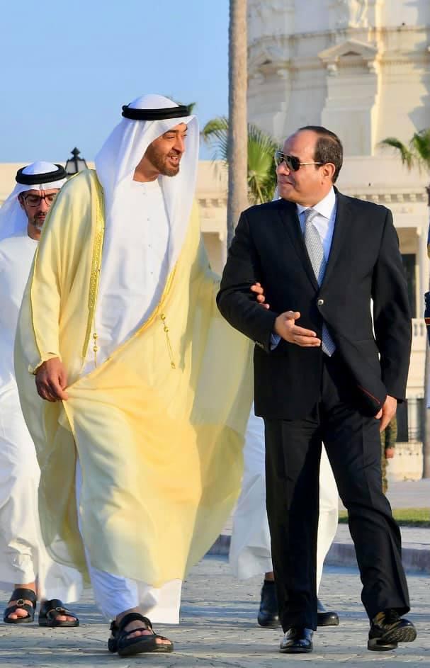 Bin Zayed and Sisi