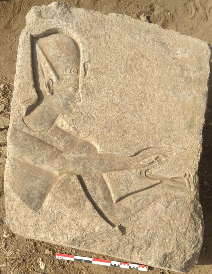 Among the discovered artifacts in Mit-Rahina - Min. of Tourism & Antiquities