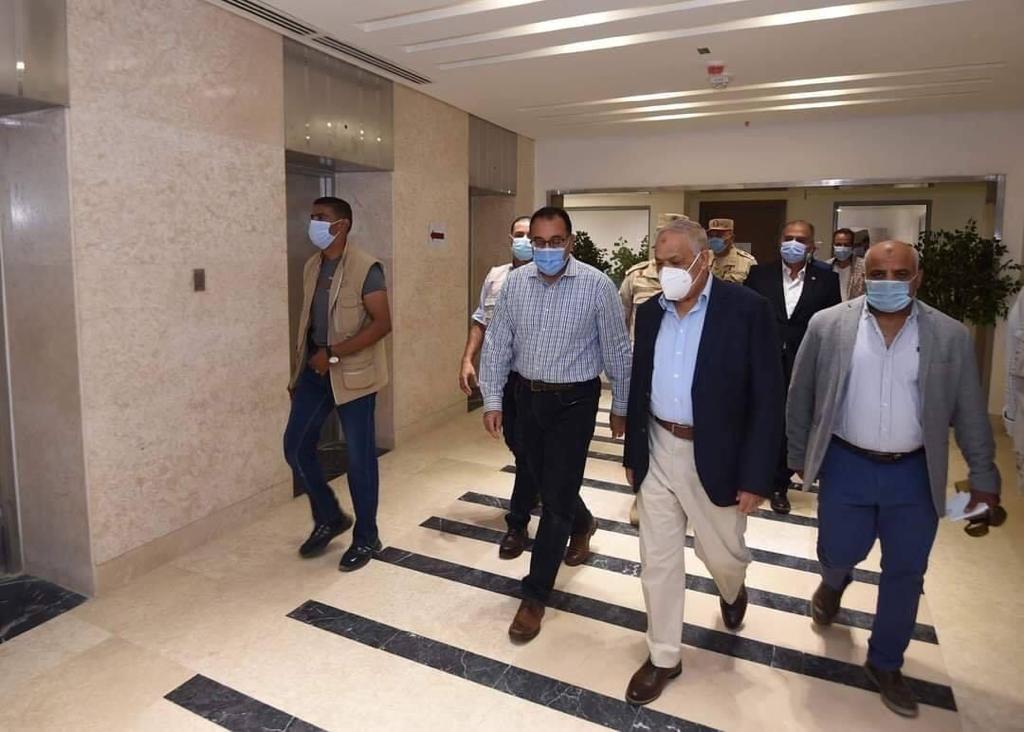 Prime Minister Mostafa Madbouli in a visit to the New Administrative Capital on September 19, 2020. Press Photo  