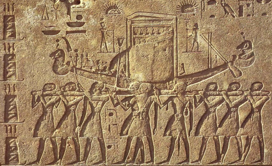 Ancient Egypt inscriptions illustrating rituals of Opet Festival - Pinterest
