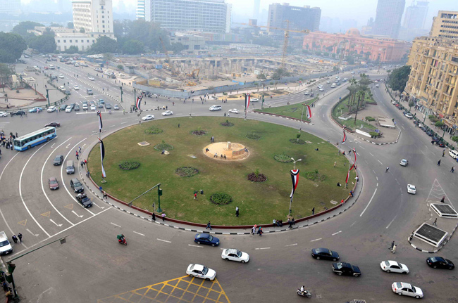 Famed Tahrir Square - Social media