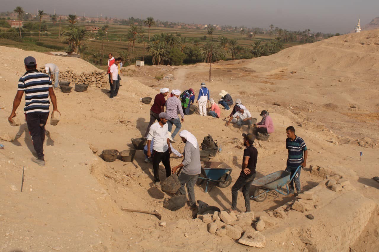During the excavations - Min. of Tourism & Antiquities 