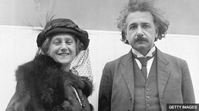 Albert Einstein became romantically involved with his cousin Elsa while he was married to Mileva.