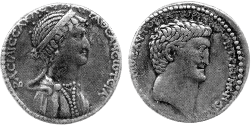 Currency in the time of Cleopatra VII - social media
