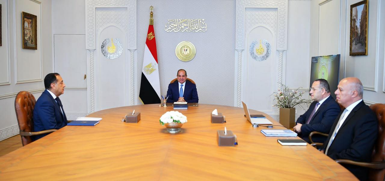 Sisi meets the prime minister and higher education minister Sisi meets the prime minister and higher education minister