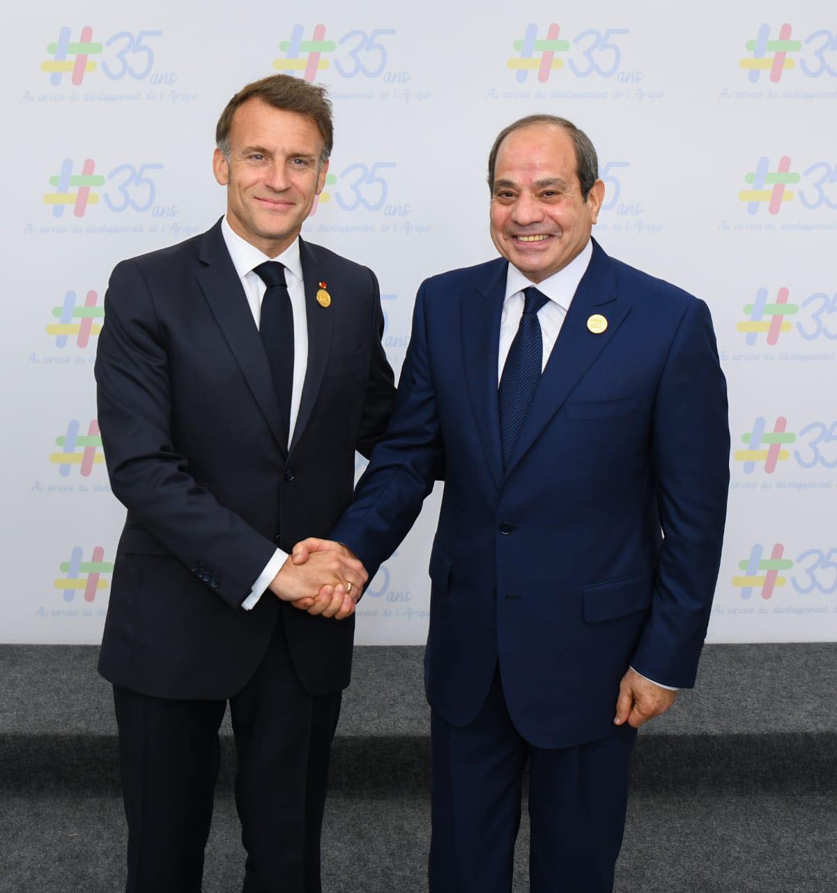 Sisi meets Macron in Alexandria 2 Sisi meets Macron in Alexandria 2