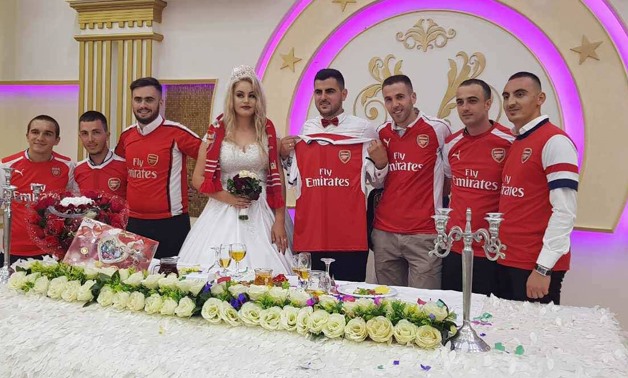 Arsenal Themed Wedding - Goal