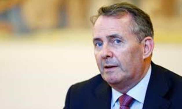 Britain's International Trade Secretary Liam Fox speaks during an interview with Reuters at the World Trade Organization (WTO) in Geneva, Switzerland, July 20, 2017.
