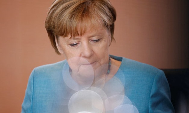 German Chancellor Angela Merkel attends the weekly cabinet meeting at the Chancellery in Berlin, Germany July 19, 2017. REUTERS/Axel Schmidt

