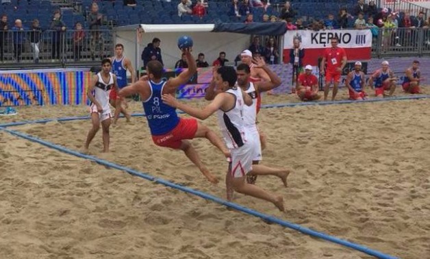 beach handball national team against Poland – Press image courtesy file photo