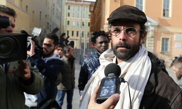 © Valéry Hache, AFP | Cédric Herrou has been hailed as a hero by some and branded irresponsible by others for driving migrants across the border and giving them accommodation.
