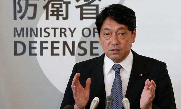 apan's Defence Minister Itsunori Onodera attends a news conference at Defence Ministry in Tokyo, Japan August 8, 2017. REUTERS