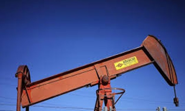 An oil well pump jack is seen at an oil field supply yard near Denver, Colorado February 2, 2015. Rick Wilking