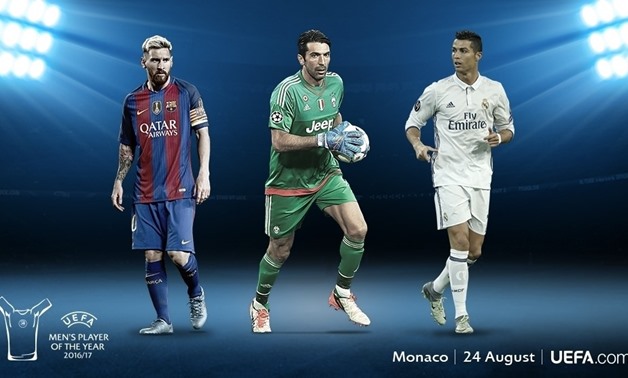 UEFA best player of the year – Press image courtesy UEFA’s official website