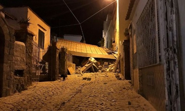 © AFP | An earthquake hit the popular Italian tourist island of Ischia, off the coast of Naples, causing several buildings to collapse on August 21, 2017