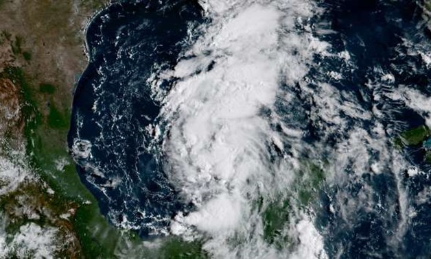 Hurricane Harvey is seen in the Texas Gulf Coast, U.S., in this NOAA GOES satellite image on August 24, 2017. NOAA/Handout via Reuters