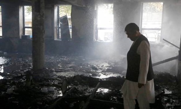 Inside the mosque after the attack - Reuters