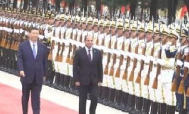 Egyptian President Abdel Fattah el-Sisi met with Chinese President Xi Jinping in Beijing during his state visit to China.