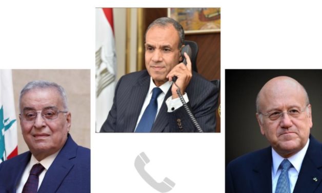 Egyptian Foreign Minister Badr Abdel-Aty made phone calls Lebanese Prime Minister Najib Mikati, and Lebanese Foreign Minister Abdullah Bou Habib- press photo