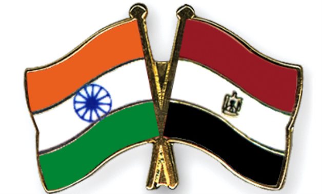 Egyptian and Indian flags - file 