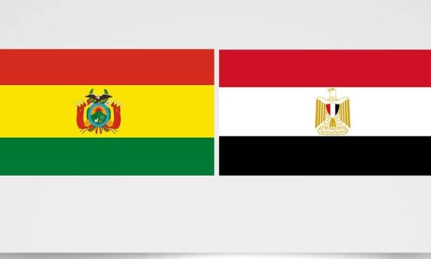 Egyptian and Bolivian flags - SIS 