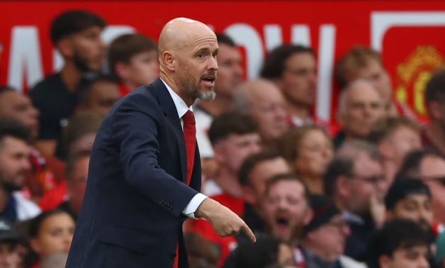 Manchester United manager Erik ten Hag reacts REUTERS/Molly Darlington/File Photo