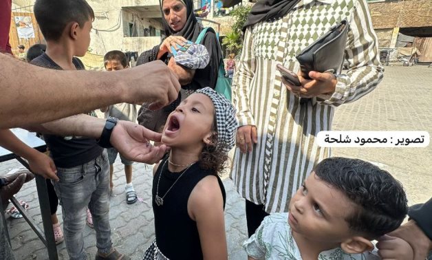 Polio vaccination campaign in Gaza Strip kicks off on September 10, 2024- photo by Mahmoud Shalha from Gaza 