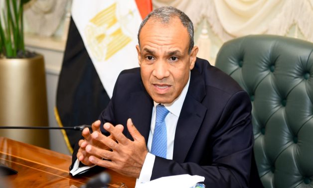 FILE - Badr Abdelatty, Minister of Foreign Affairs, Emigration and Egyptian Expatriates