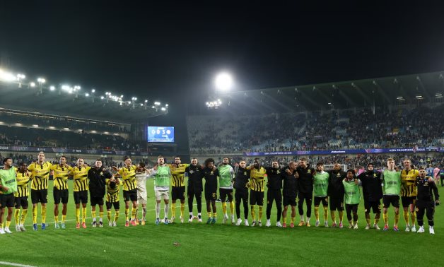 Borussia Dortmund players celebrate after the match REUTERS/Yves Herman/File Photo Borussia Dortmund players celebrate after the match REUTERS/Yves Herman/File Photo 