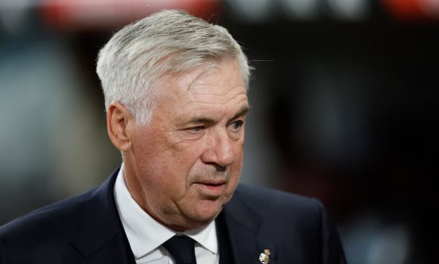 Real Madrid coach Carlo Ancelotti before the match REUTERS/Juan Medina 