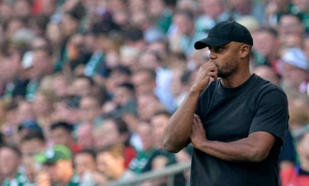 Bayern Munich coach Vincent Kompany during the match REUTERS/Fabian Bimmer/File Photo 