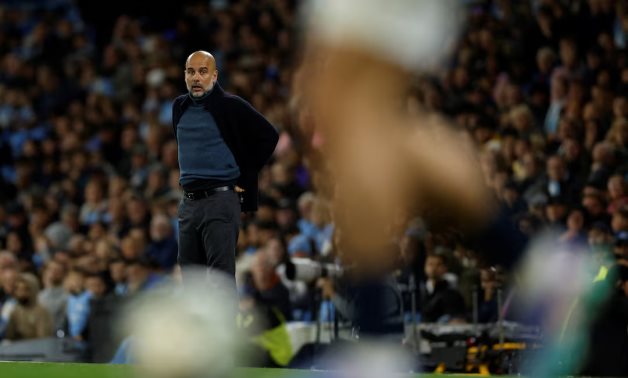 Manchester City manager Pep Guardiola Action Images via Reuters/Jason Cairnduff/File Photo