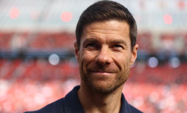 Bayer Leverkusen coach Xabi Alonso before the match REUTERS/Thilo Schmuelgen/File Photo 