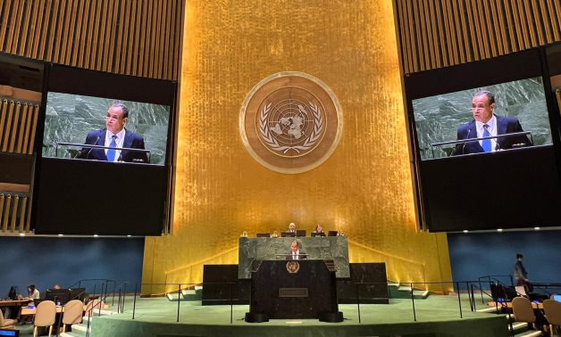 FM Badr Abdelatty delivers Egypt’s speech at the high-level General Debate of the 79th session of the UN General Assembly (UNGA 79) on 28 September 2024 - Egypt's MFA