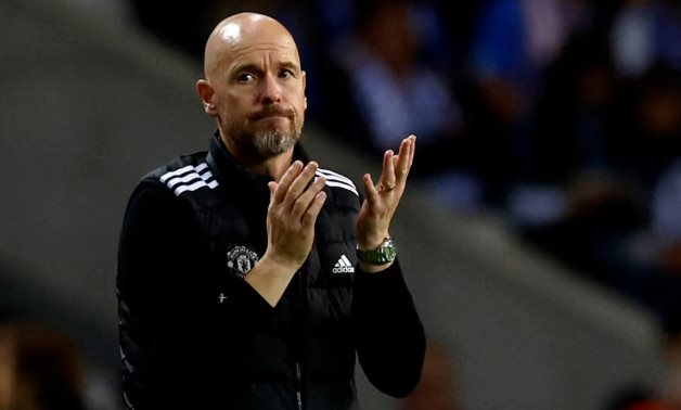 Manchester United manager Erik ten Hag reacts Action Images via Reuters/Peter Cziborra