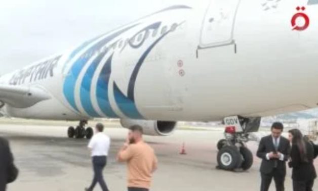 Egyptian aid plane arrives in Beirut