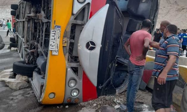 A photo for the Galala bus crash