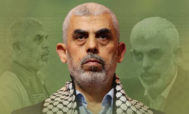 Later Hamas Leader Yahya Sinwar- photo from Palestinian Journalist Ahmed El Najjar's Telegram channel