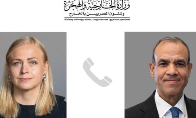 Egyptian Foreign Minister Badr Abdelatty received a phone call on October 25, 2025 from Finnish counterpart Elina Valtonen