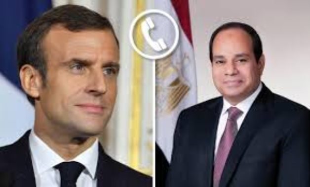 Sisi and Macron call - file 