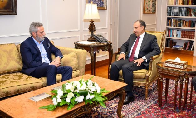 Egyptian Minister for Foreign Affairs and Migration Badr Abdelatty received Muhannad Hadi, the United Nations Special Coordinator for the Middle East Peace Process