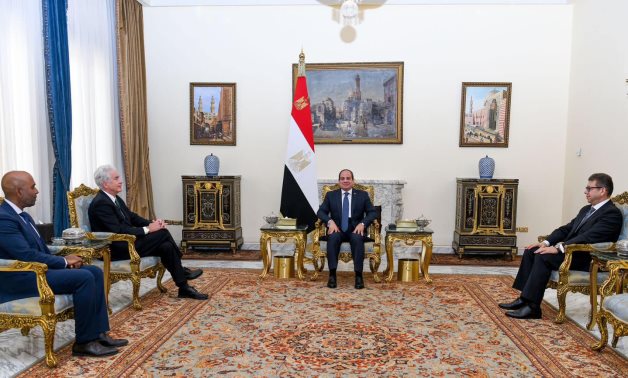 President Abdel Fattah El-Sisi receives Director of the Central Intelligence Agency (CIA) William Burns in Cairo – Egyptian Presidency