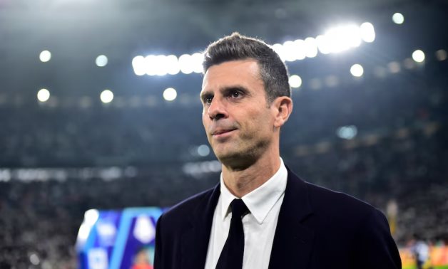 Juventus coach Thiago Motta before the match REUTERS/Massimo Pinca