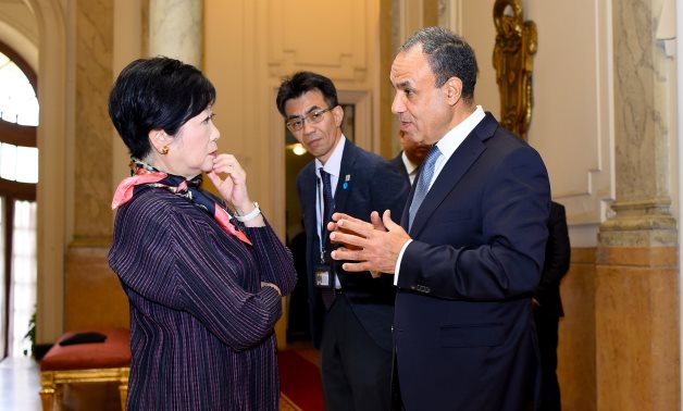 Egypt's FM Badr Abdelatty meets with Tokyo Governor Yuriko Koike in Cairo - Egypt's MFA