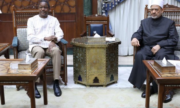 Grand Imam of Al Azhar Prof. Dr. Ahmed Al-Tayeb received, on Thursday at Al-Azhar Sheikhdom, Foreign Ministet of Burkina Faso Karamoko Jean-Marie Traoré