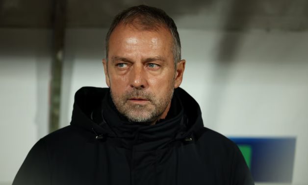 FC Barcelona coach Hansi Flick looks on before the match REUTERS/Marko Djurica