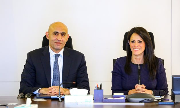 Egypt's Ministers of International Cooperation and Education