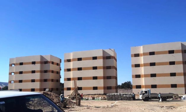 Finished 'Decent Housing' units in Upper Egypt's Sohag 