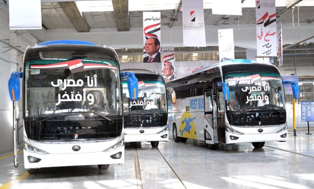 New electric bus manufactured by El-Nasr Automotive 