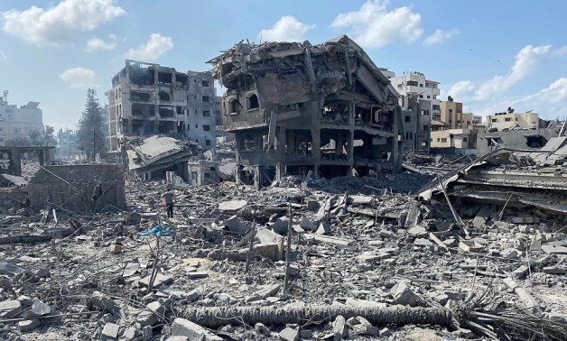 Devastation left by Israeli strikes in Gaza - WAFA